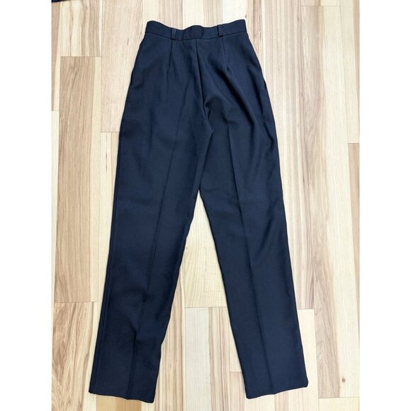 Vintage Sag Harbor High Rise Pleated Dress Pants Size 10 Black - Picture 4 of 4